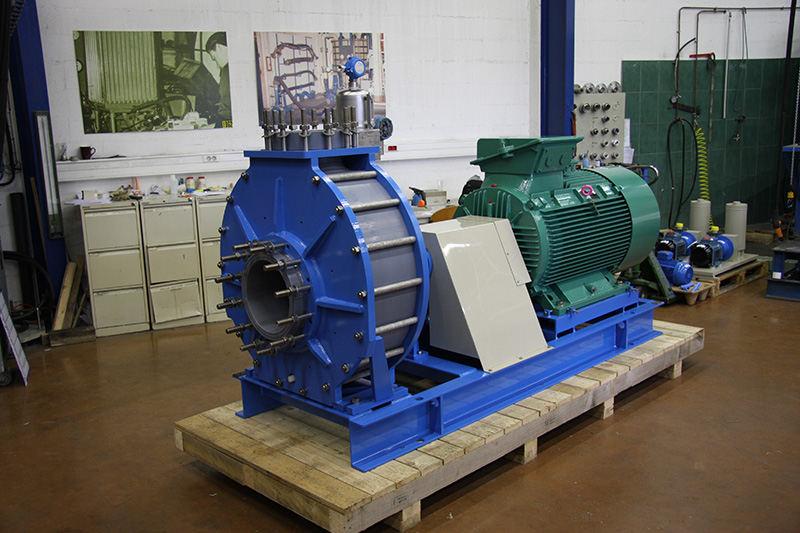 Pompe NP 300-250-400 - Roue hélico-centrifuge en SOMEDUR® DIAM 350mm - FrenchFab Pompe NP 300-250-400 - Roue hélico-centrifuge en SOMEDUR® DIAM 350mm