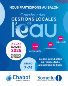 Carrefour des gestions locales de l'eau Parc des expos de Rennes - 22 et 23 janvier 2025