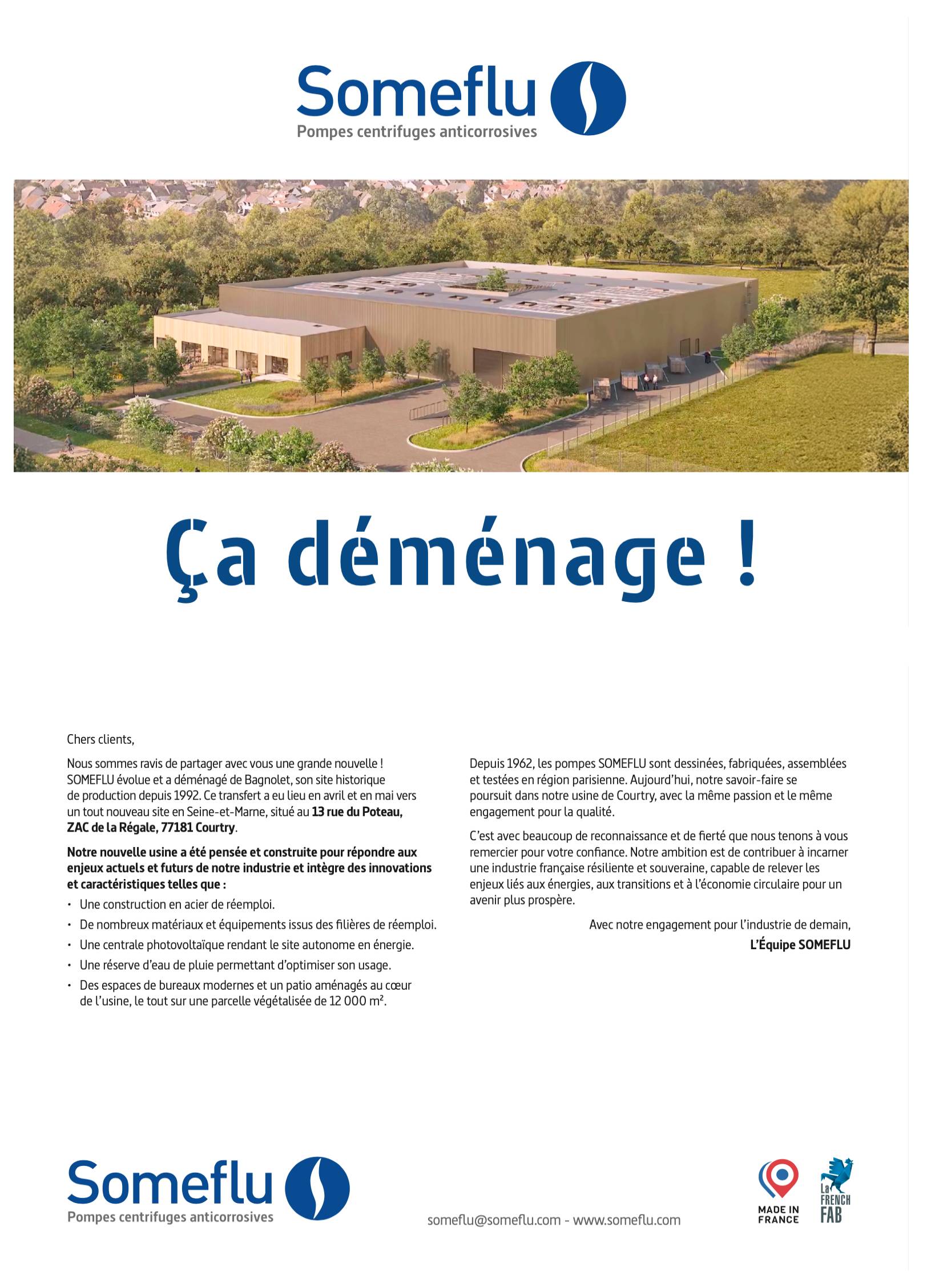 SOMEFLU déménage à Courtry (77)