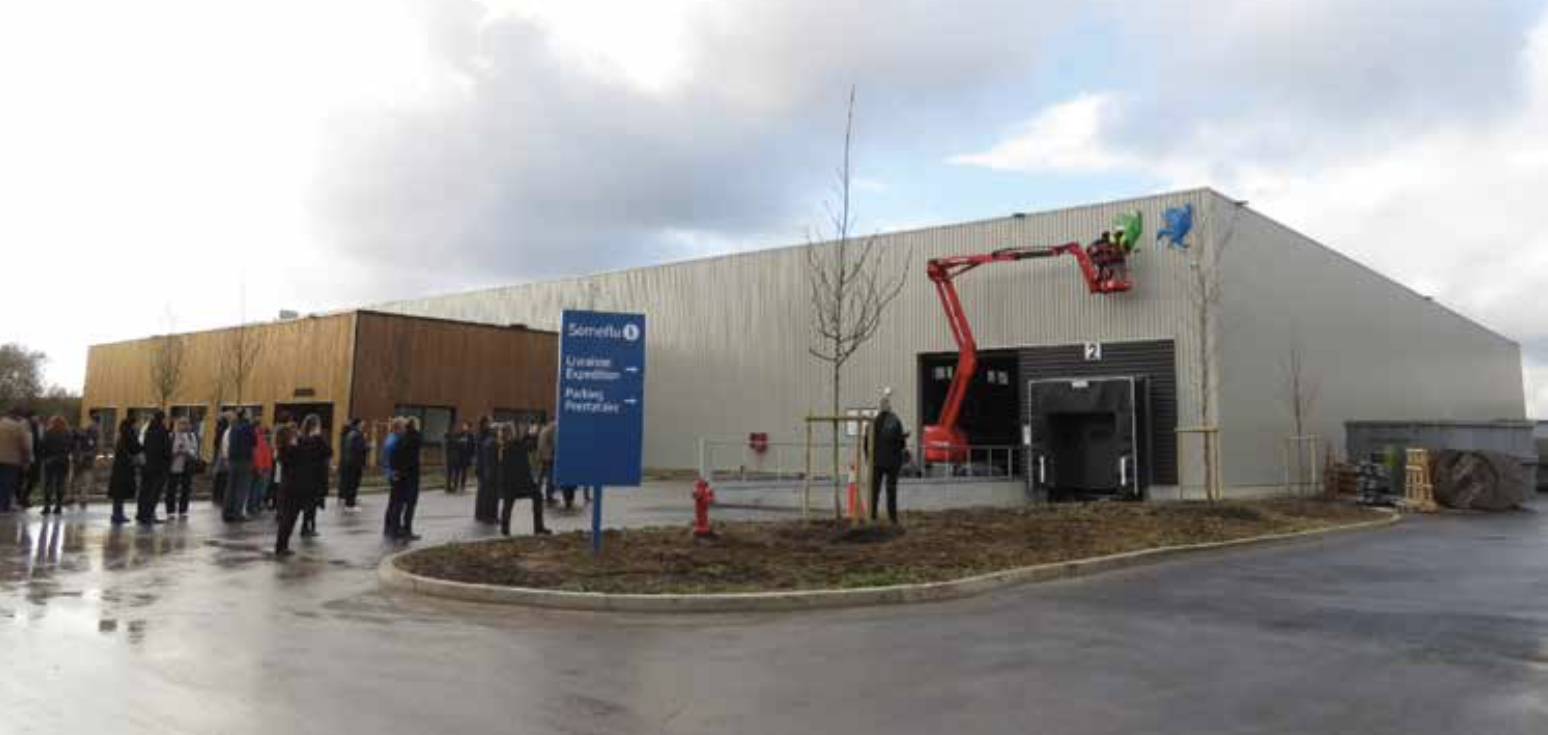 Someflu - Réception de la nouvelle usine à Courtry (77)